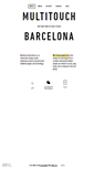 Mobile Screenshot of multitouch-barcelona.com