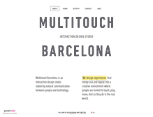 Tablet Screenshot of multitouch-barcelona.com